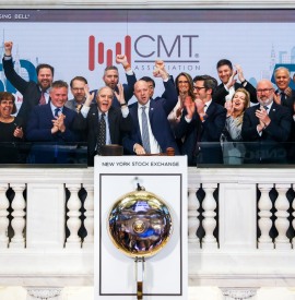 The New York Stock Exchange welcomes CMT Association to the podium, today, Thursday, April 27, 2023. To honor the occasion, Jay Woods, CMT. Chief Global Strategist, Freedom Capital Markets, Board Member, CMT Association, Former NYSE Executive Floor Governor, joined by Michael Blaugrund, Chief Operating Officer, rings The Closing Bell®.
 
Photo Credit: NYSE